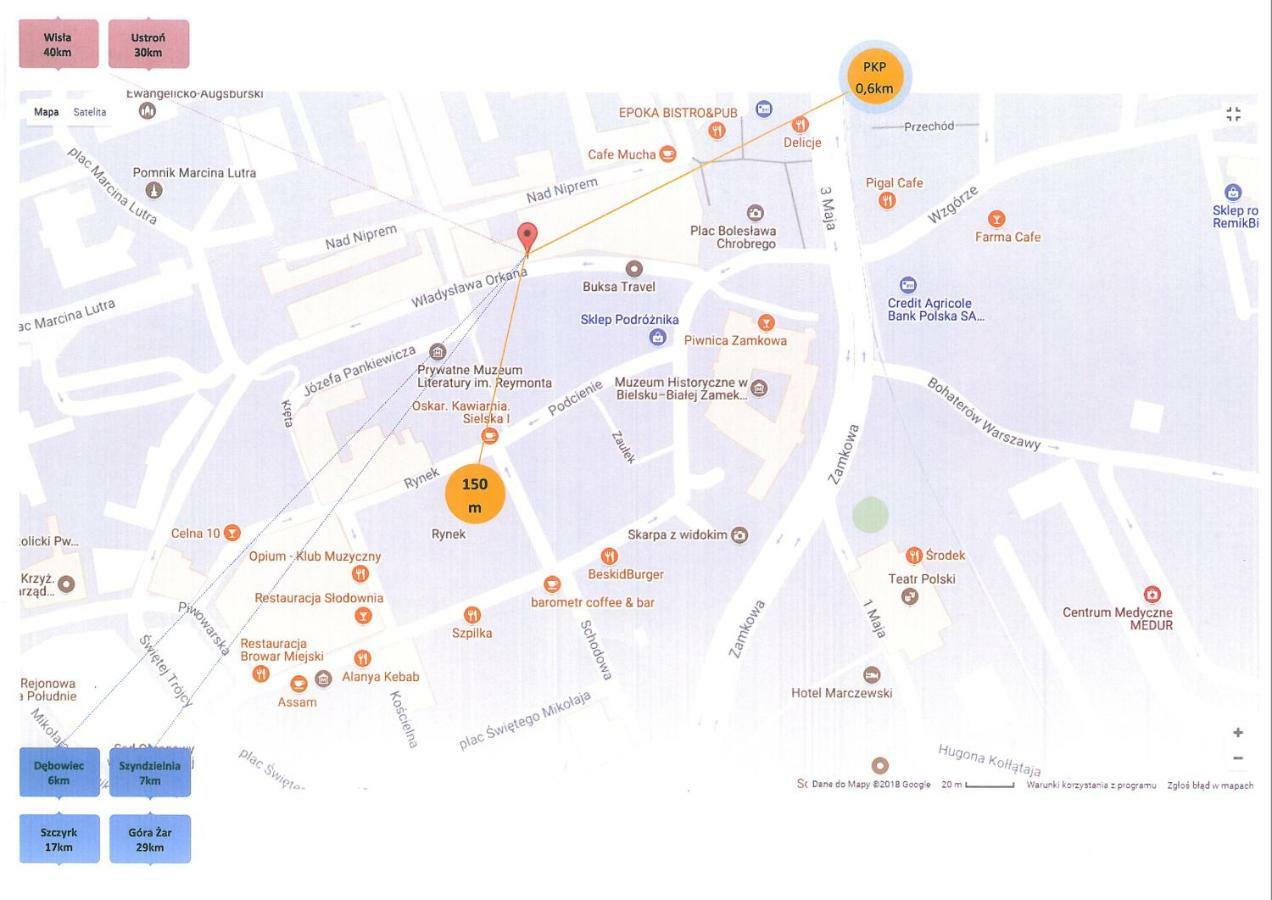 Apartamenty Orkana Bielsko-Biała Kültér fotó